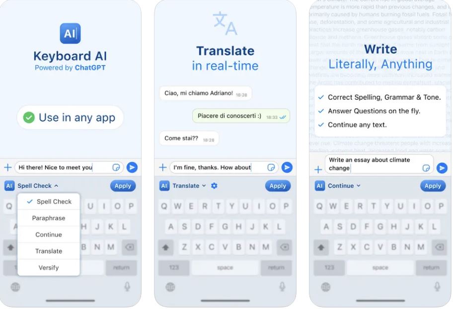 Revolutionize your Writing with Keyboard AI: The Chat Writing Assistant Bot